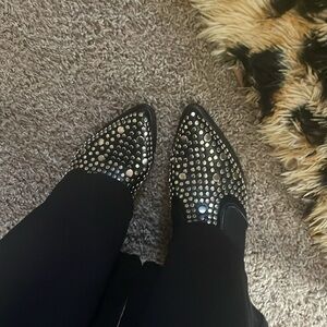 Nasty Gal Studded Boots